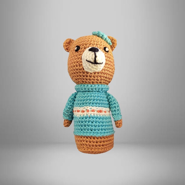 OURS BRUN EN COTON