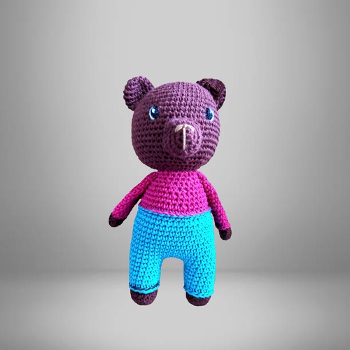 OURS BRUN EN COTON