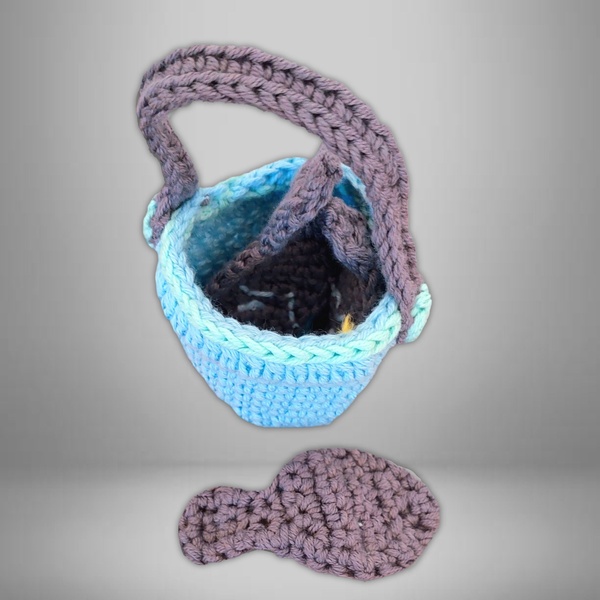 SEAU AVEC POISSONS
