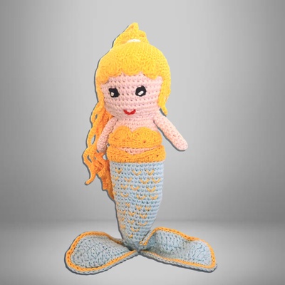 GRANDE SIRENE EN COTON ENV. 30 CM