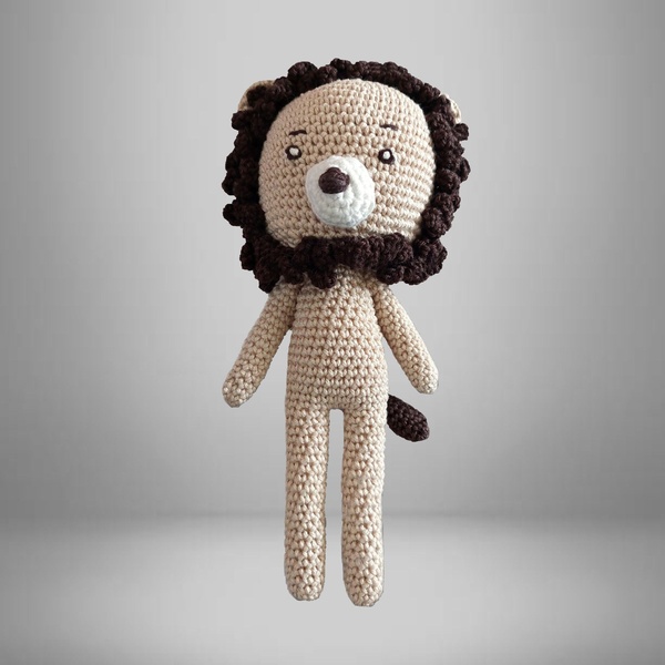 LION EN COTON NOUVEAU