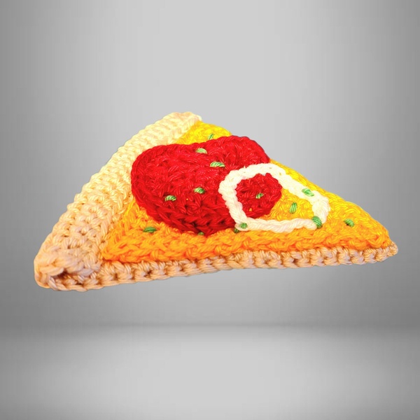 TRANCHE DE PIZZA EN COTON
