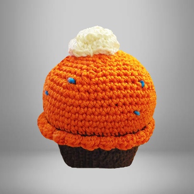 CUPCAKE A LA CAROTTE EN COTON