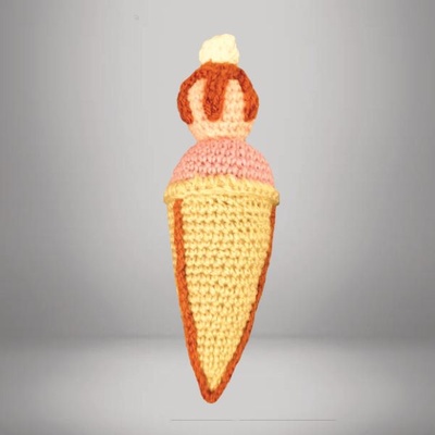 CORNET DE GLACE EN LAINE