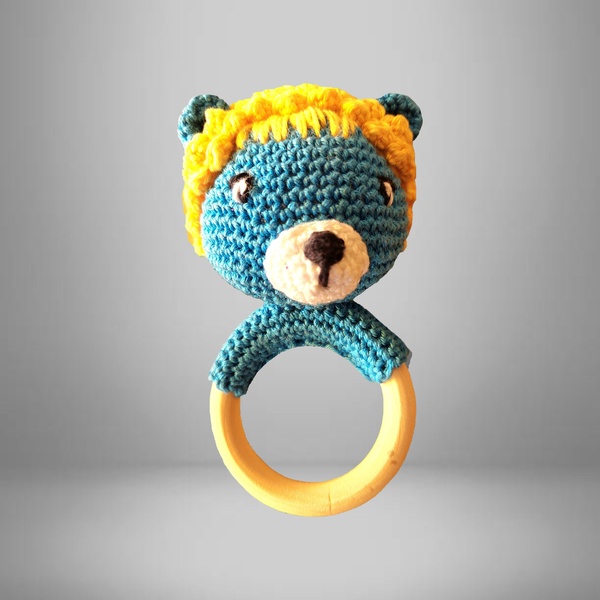 ANNEAU LION EN COTON