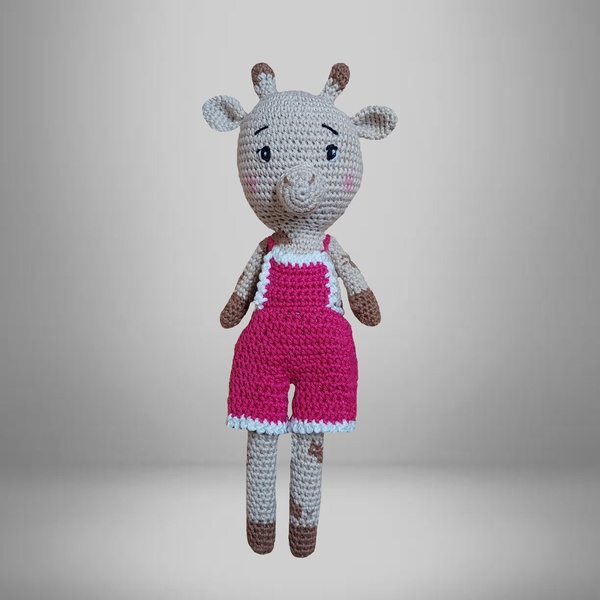 GRANDE GIRAFE EN COTON