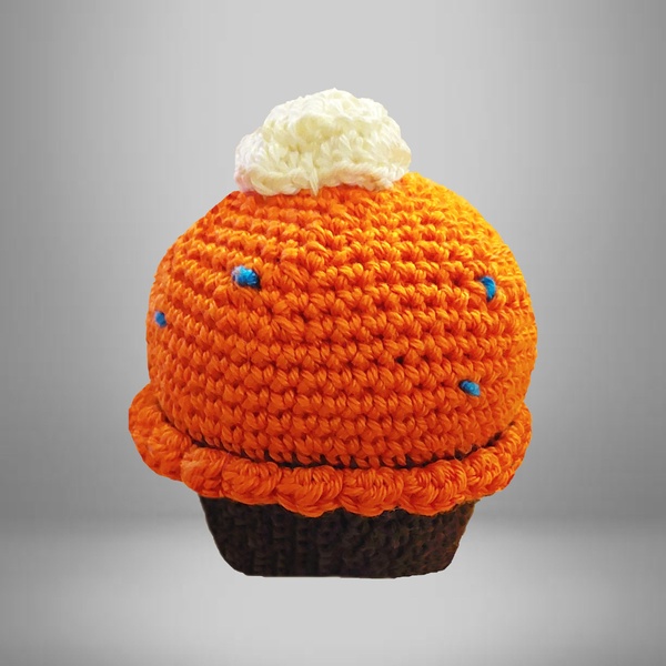 CUPCAKE A LA CAROTTE EN COTON