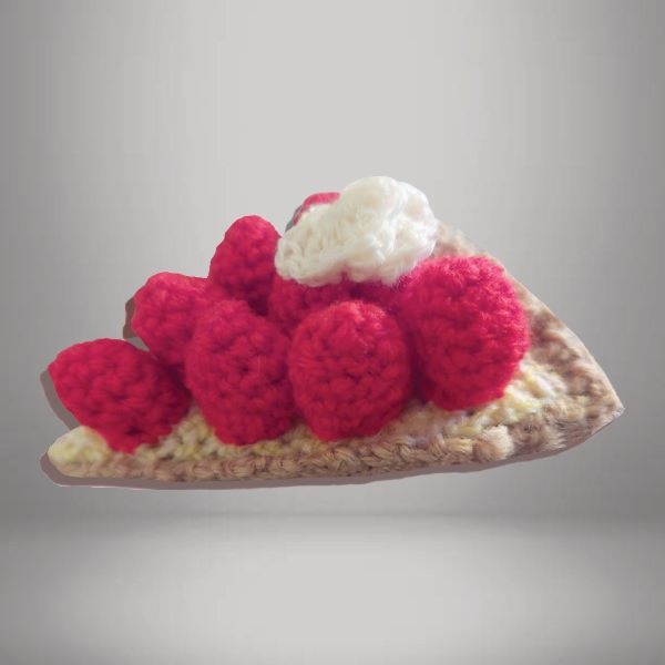 TARTE AUX FRAMBOISES EN LAINE