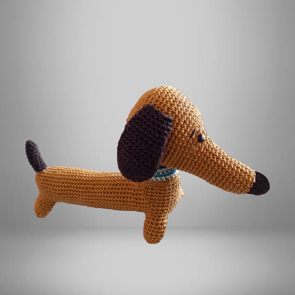 CHIEN SAUCISSE EN COTON