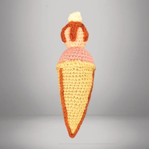 CORNET DE GLACE EN LAINE