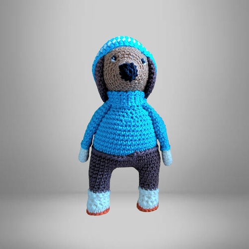CHIEN EN COTON