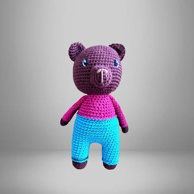 OURS BRUN EN COTON